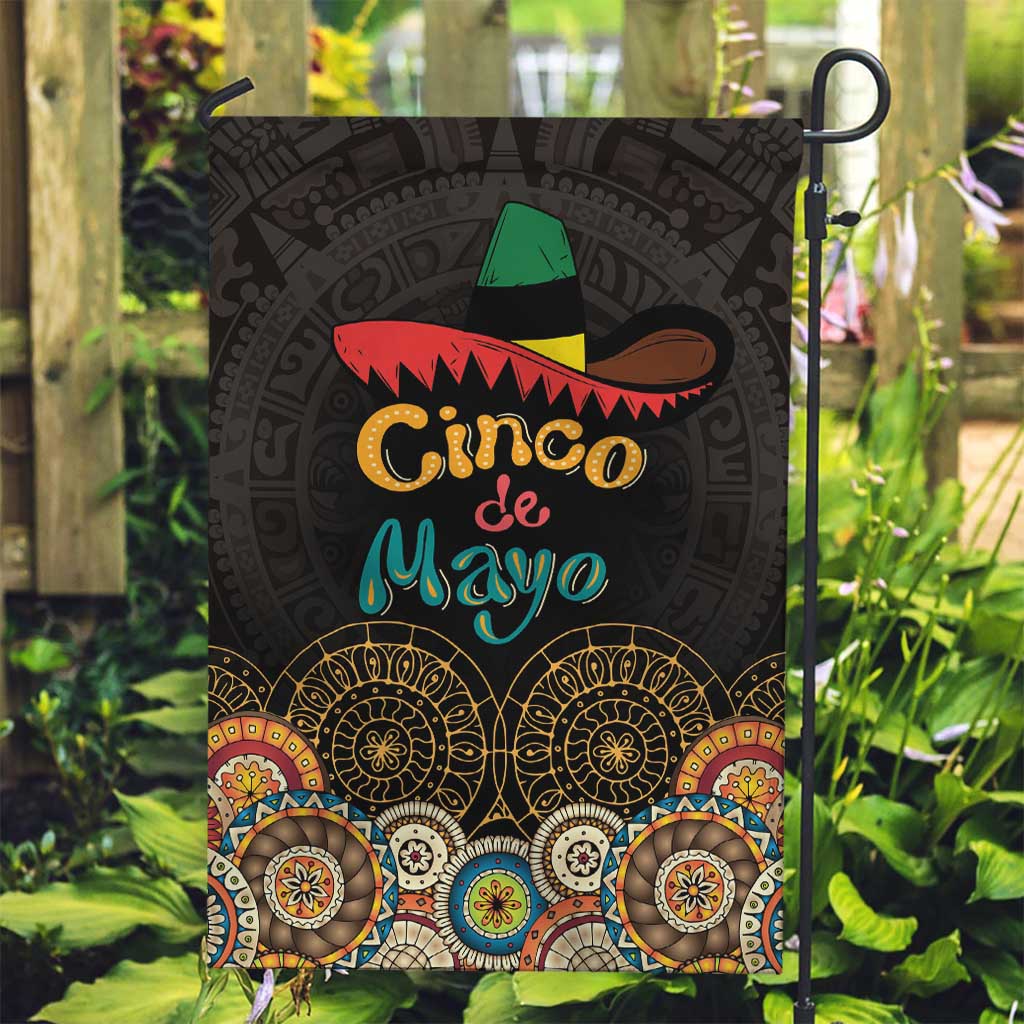 Mexico Cinco de Mayo Fiesta Garden Flag Traditional Sombrero Hat