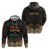 Personalized Mexico Cinco de Mayo Fiesta Hoodie Traditional Sombrero Hat