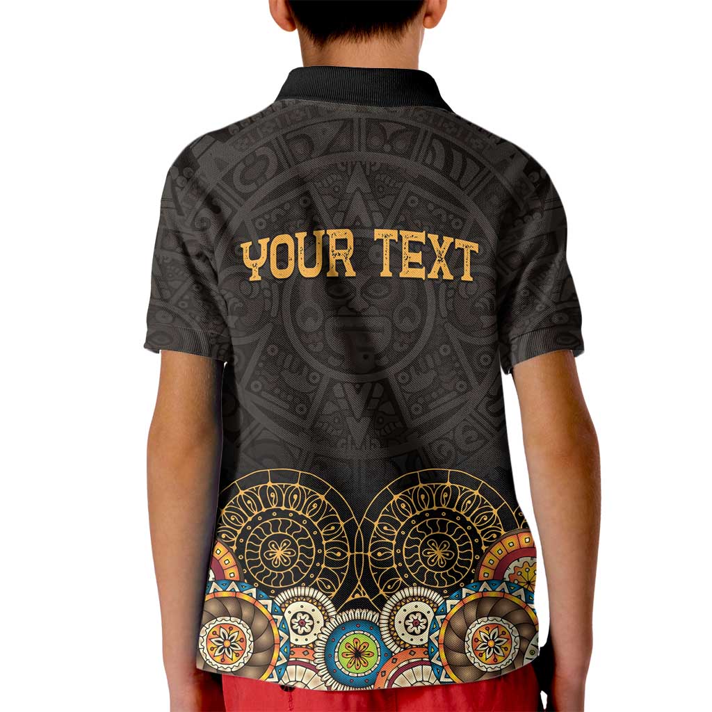 Personalized Mexico Cinco de Mayo Fiesta Kid Polo Shirt Traditional Sombrero Hat