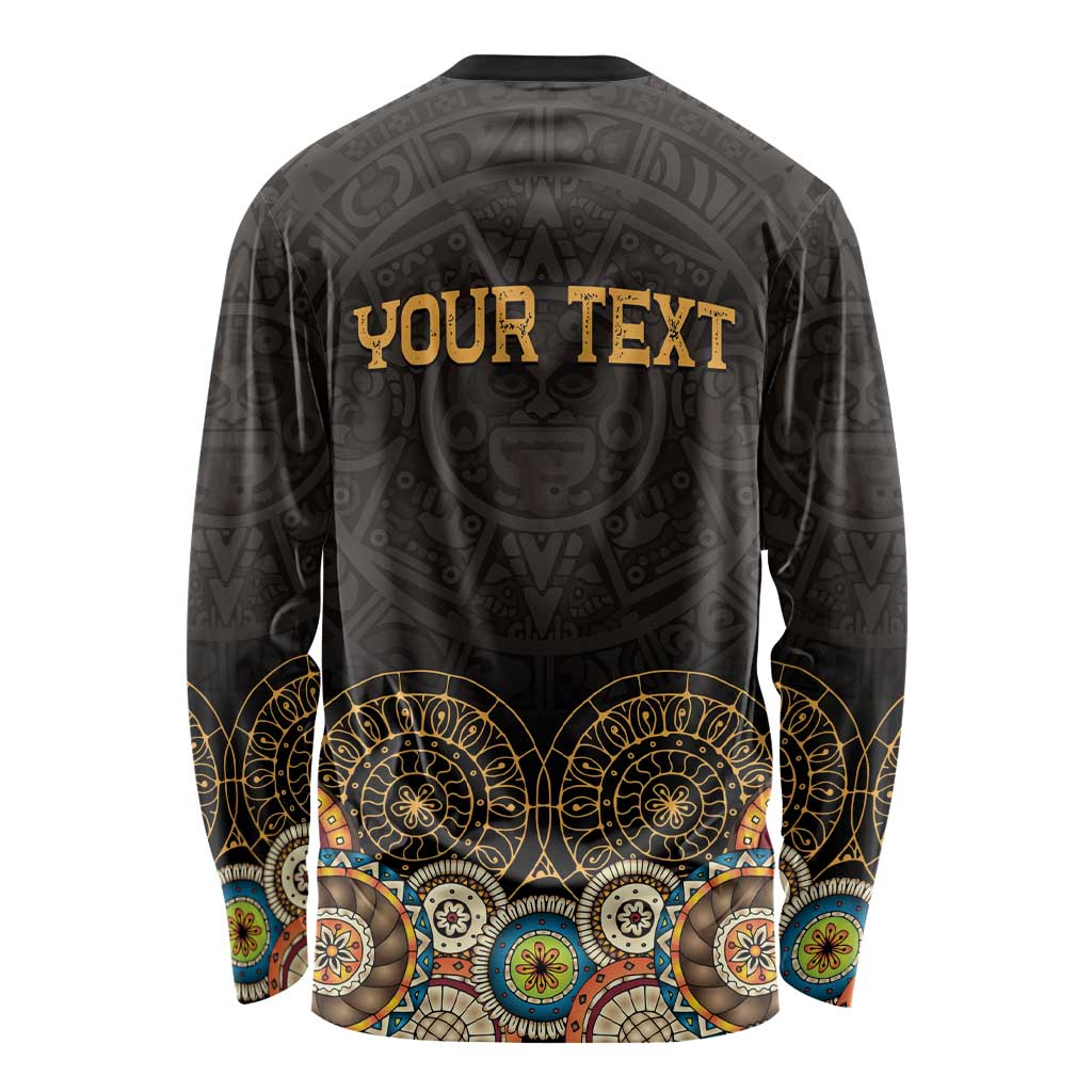 Personalized Mexico Cinco de Mayo Fiesta Long Sleeve Shirt Traditional Sombrero Hat