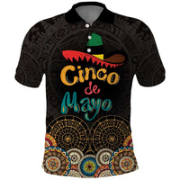 Personalized Mexico Cinco de Mayo Fiesta Polo Shirt Traditional Sombrero Hat