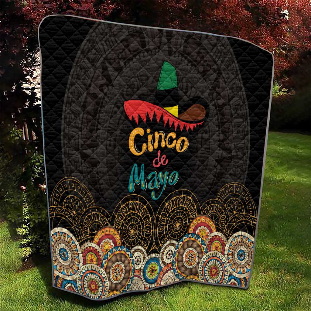 Mexico Cinco de Mayo Fiesta Quilt Traditional Sombrero Hat