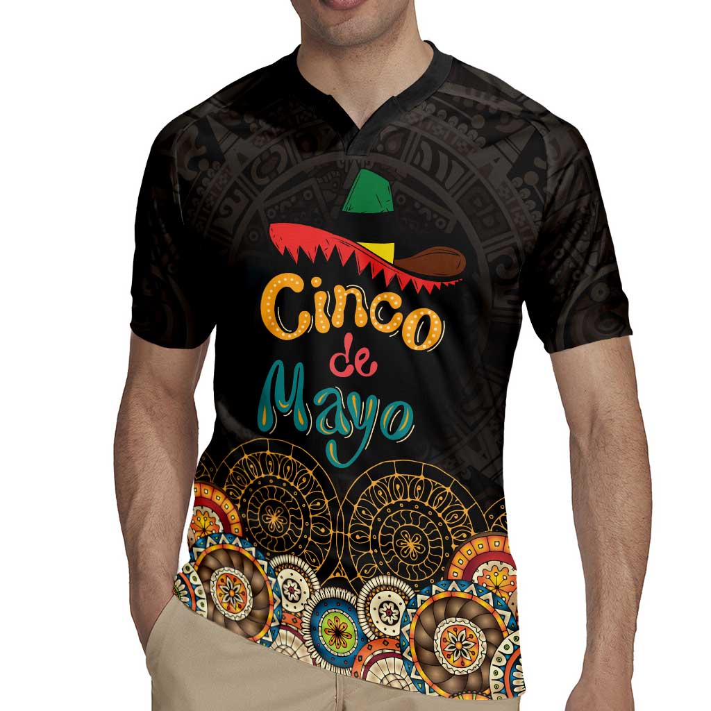 Personalized Mexico Cinco de Mayo Fiesta Rugby Jersey Traditional Sombrero Hat
