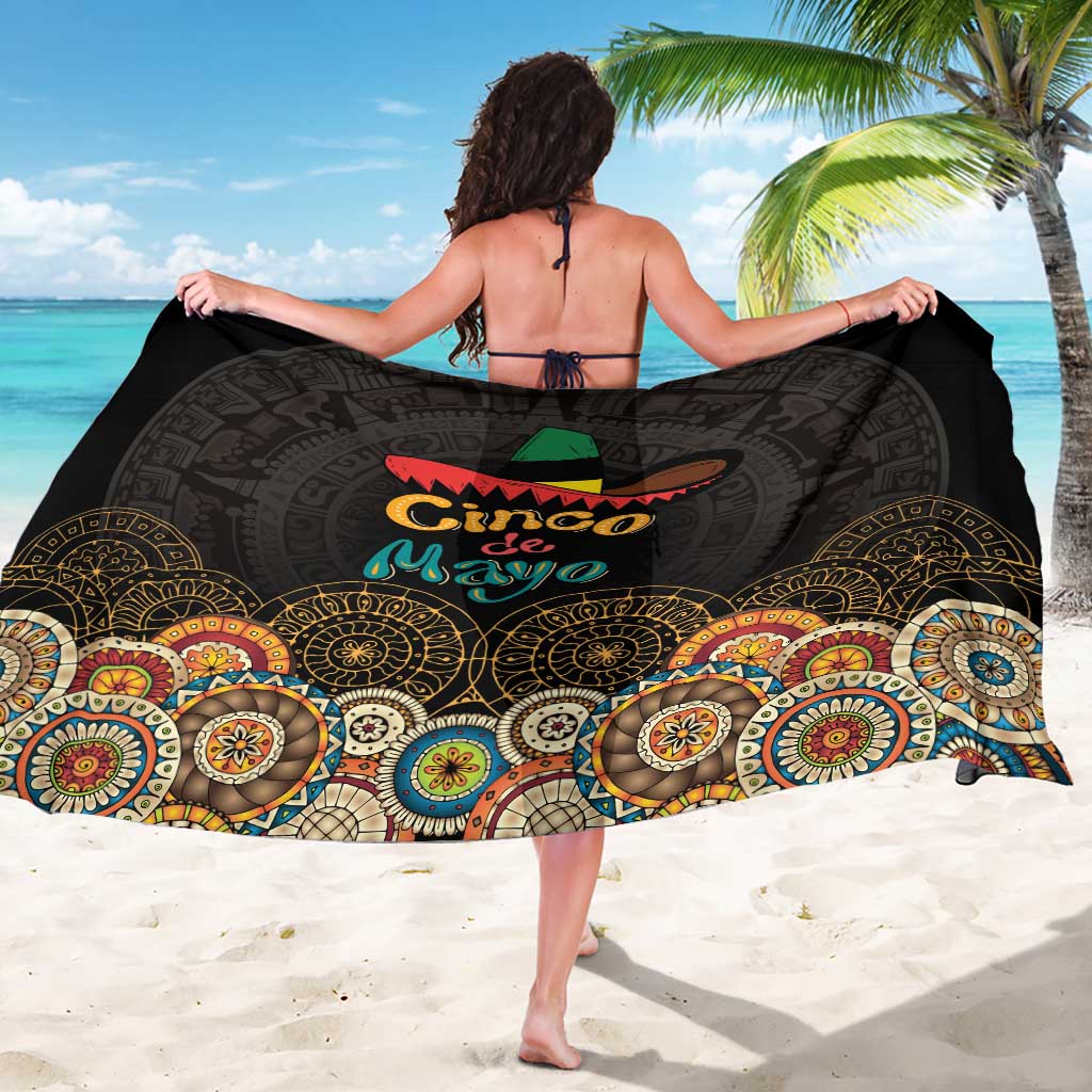 Mexico Cinco de Mayo Fiesta Sarong Traditional Sombrero Hat