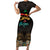 Personalized Mexico Cinco de Mayo Fiesta Short Sleeve Bodycon Dress Traditional Sombrero Hat