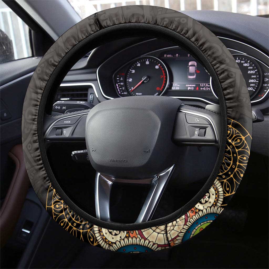 Mexico Cinco de Mayo Fiesta Steering Wheel Cover Traditional Sombrero Hat