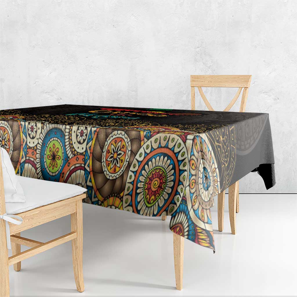 Mexico Cinco de Mayo Fiesta Tablecloth Traditional Sombrero Hat