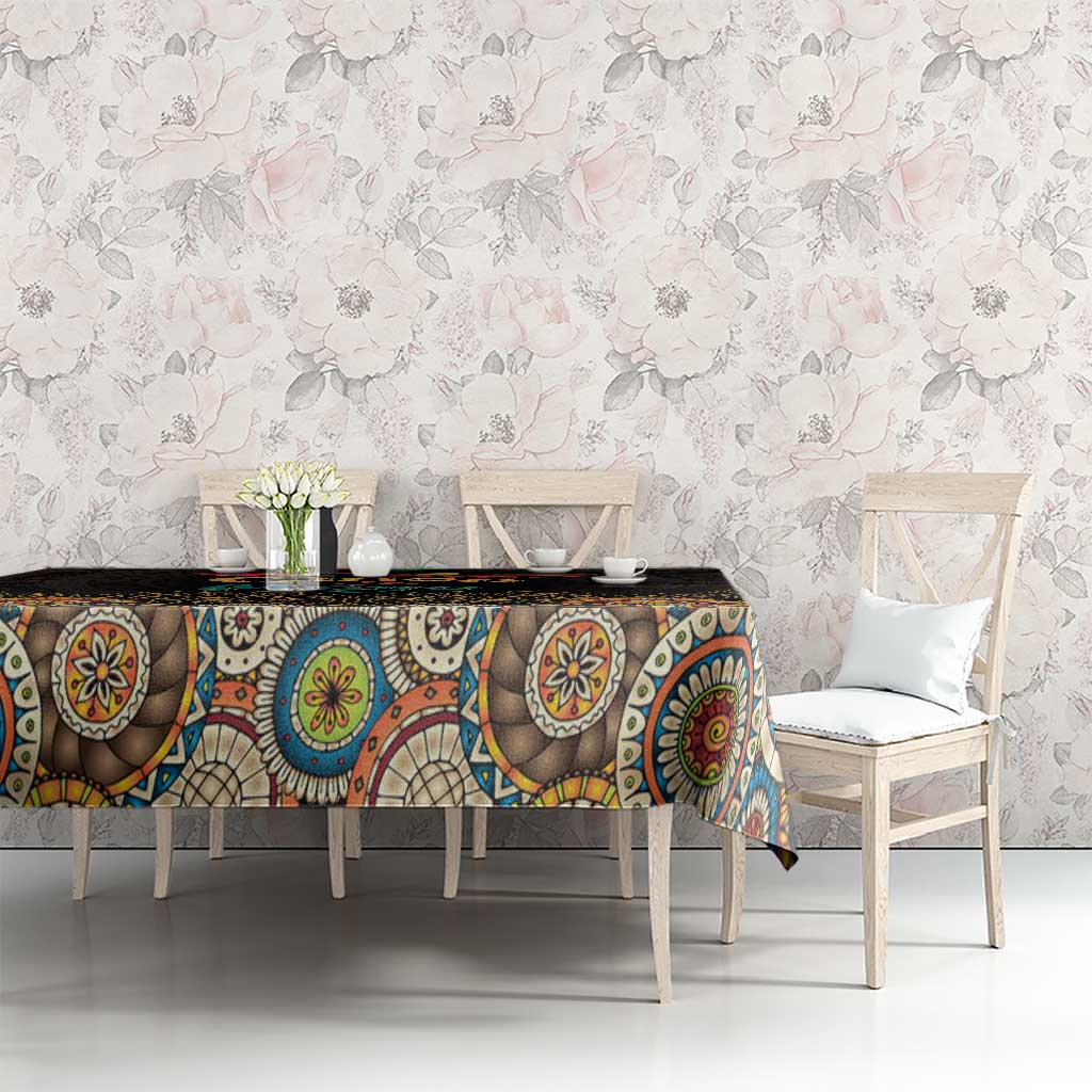 Mexico Cinco de Mayo Fiesta Tablecloth Traditional Sombrero Hat