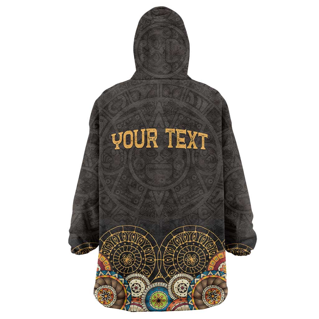 Personalized Mexico Cinco de Mayo Fiesta Wearable Blanket Hoodie Traditional Sombrero Hat