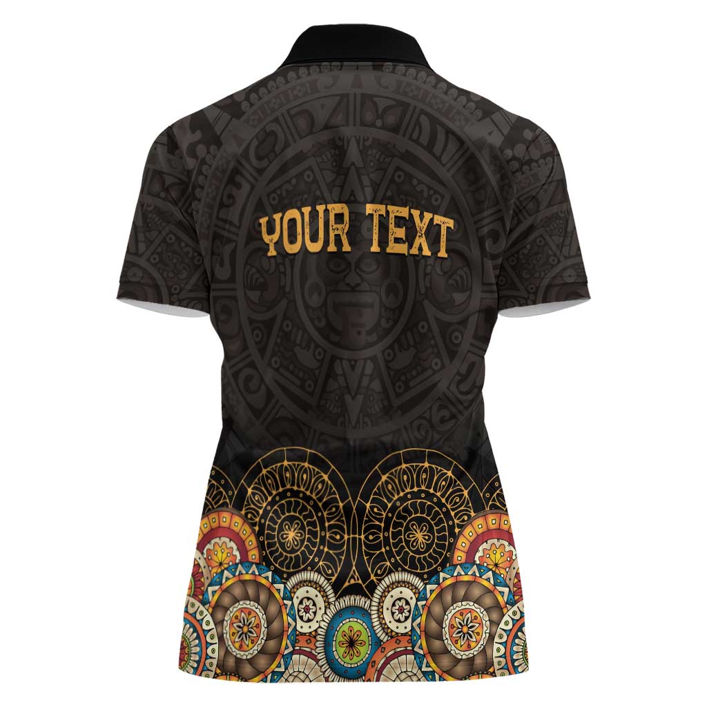 Personalized Mexico Cinco de Mayo Fiesta Women Polo Shirt Traditional Sombrero Hat