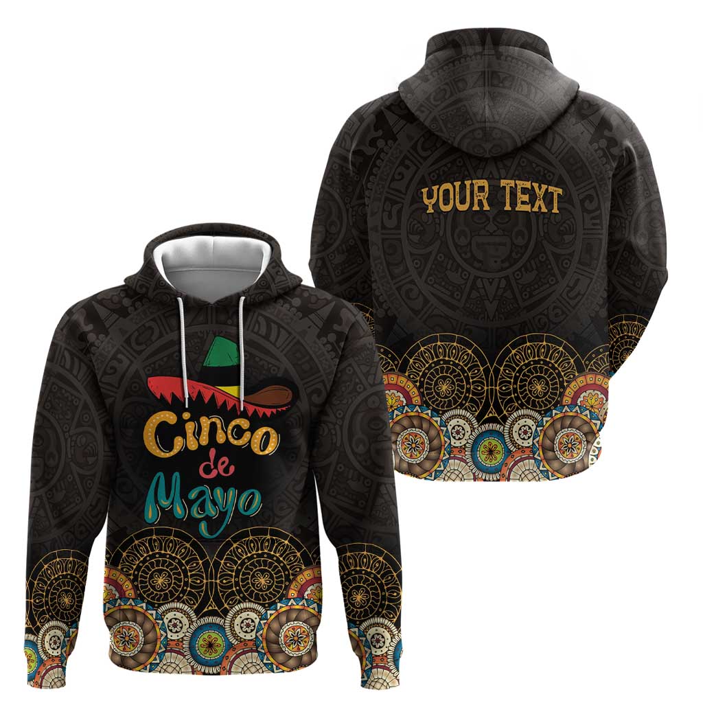 Personalized Mexico Cinco de Mayo Fiesta Zip Hoodie Traditional Sombrero Hat