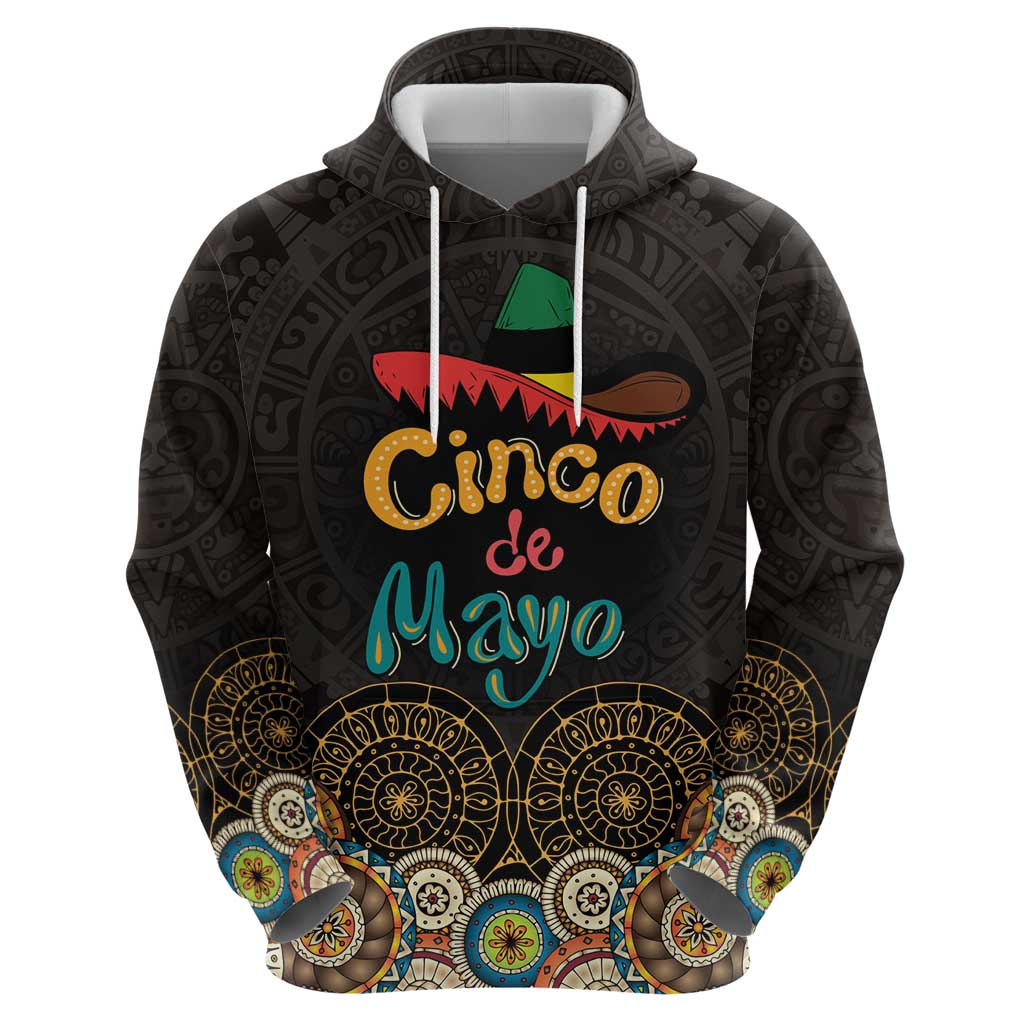 Personalized Mexico Cinco de Mayo Fiesta Zip Hoodie Traditional Sombrero Hat