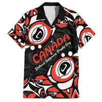 Canada National Indigenous Peoples Day 2024 Family Matching Short Sleeve Bodycon Dress and Hawaiian Shirt Haida Pattern - Wonder Print Shop