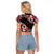 Canada National Indigenous Peoples Day 2024 Raglan Cropped T Shirt Haida Pattern - Wonder Print Shop