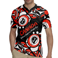 Canada National Indigenous Peoples Day 2024 Rugby Jersey Haida Pattern - Wonder Print Shop
