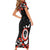 Canada National Indigenous Peoples Day 2024 Short Sleeve Bodycon Dress Haida Pattern - Wonder Print Shop