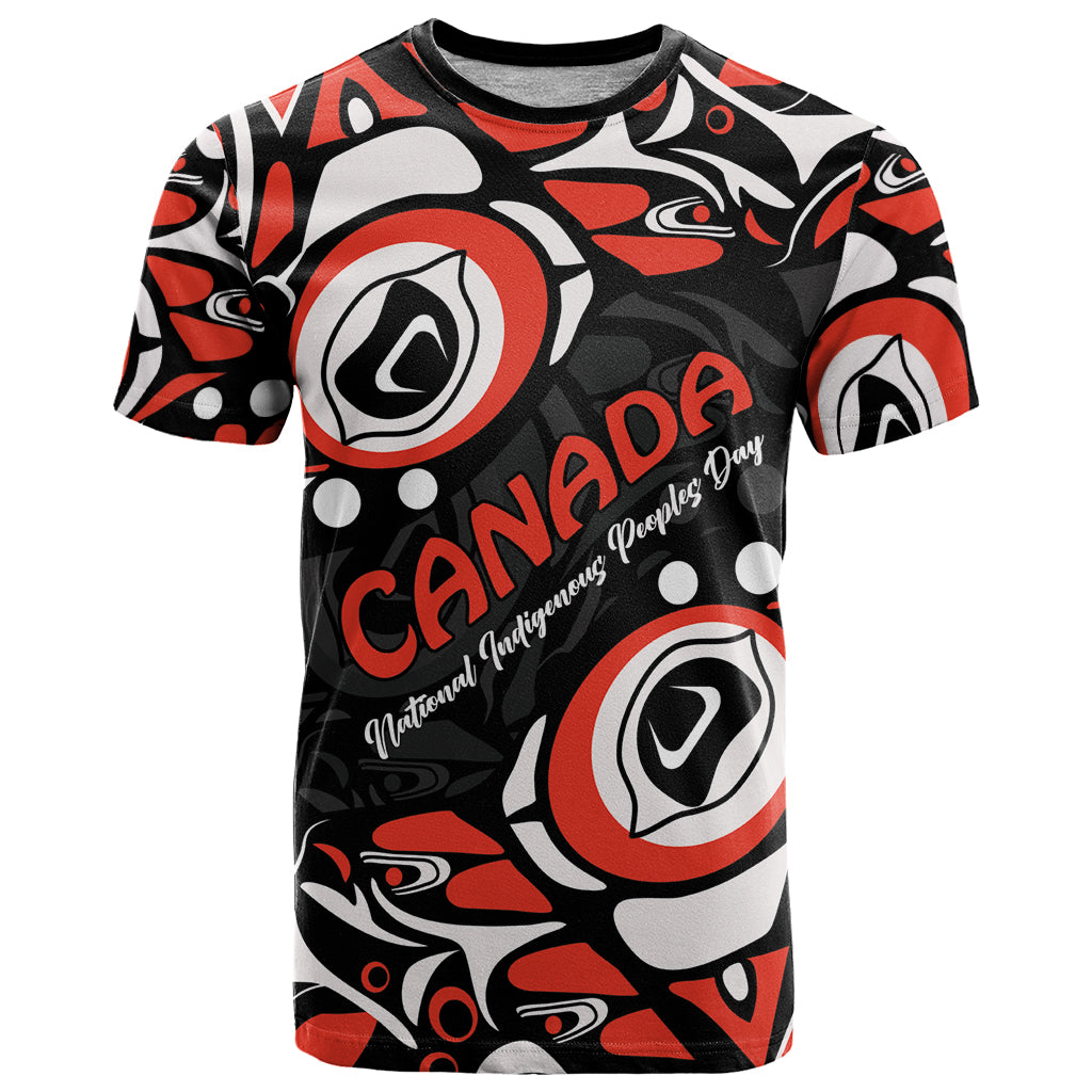 Canada National Indigenous Peoples Day 2024 T Shirt Haida Pattern - Wonder Print Shop