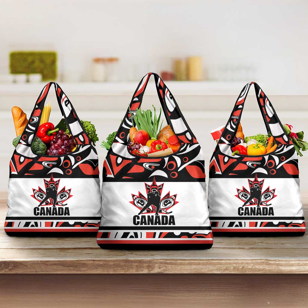 Canada Hockey 2024 Grocery Bag Haida Maple Leaf