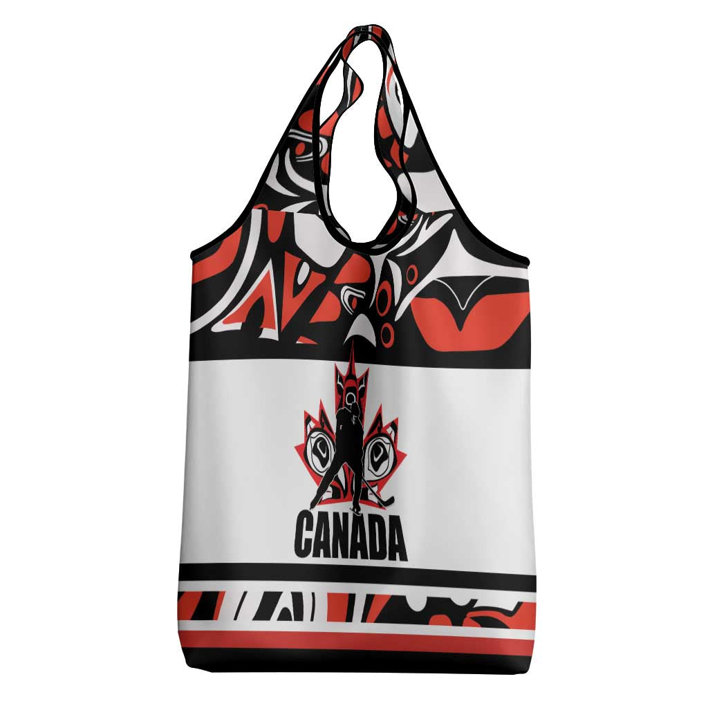 Canada Hockey 2024 Grocery Bag Haida Maple Leaf