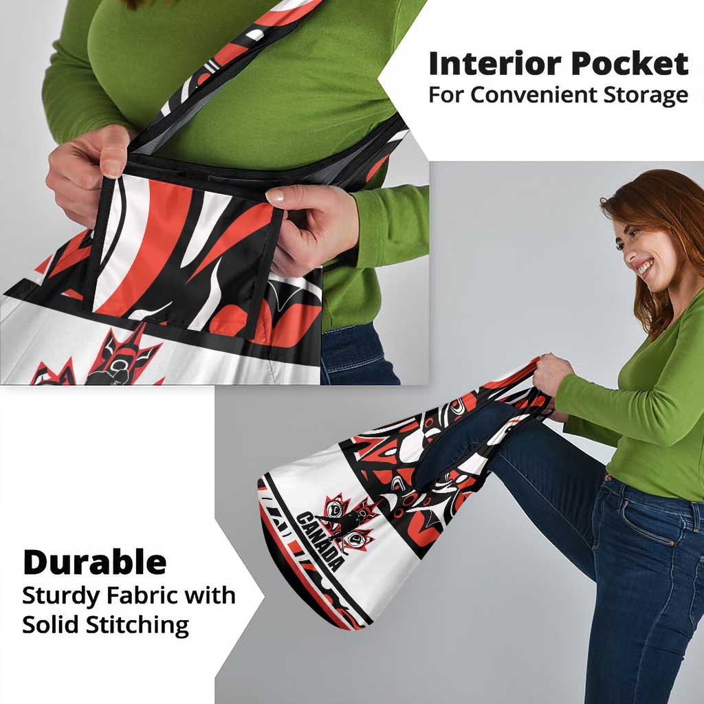 Canada Hockey 2024 Grocery Bag Haida Maple Leaf