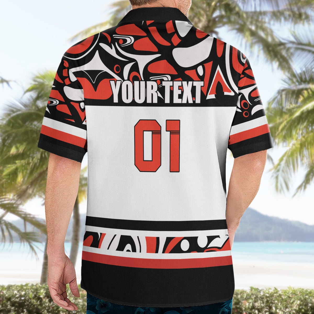 Canada Hockey 2024 Hawaiian Shirt Haida Maple Leaf - Wonder Print Shop