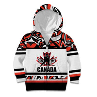 Canada Hockey 2024 Kid Hoodie Haida Maple Leaf LT01