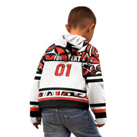 Canada Hockey 2024 Kid Hoodie Haida Maple Leaf LT01