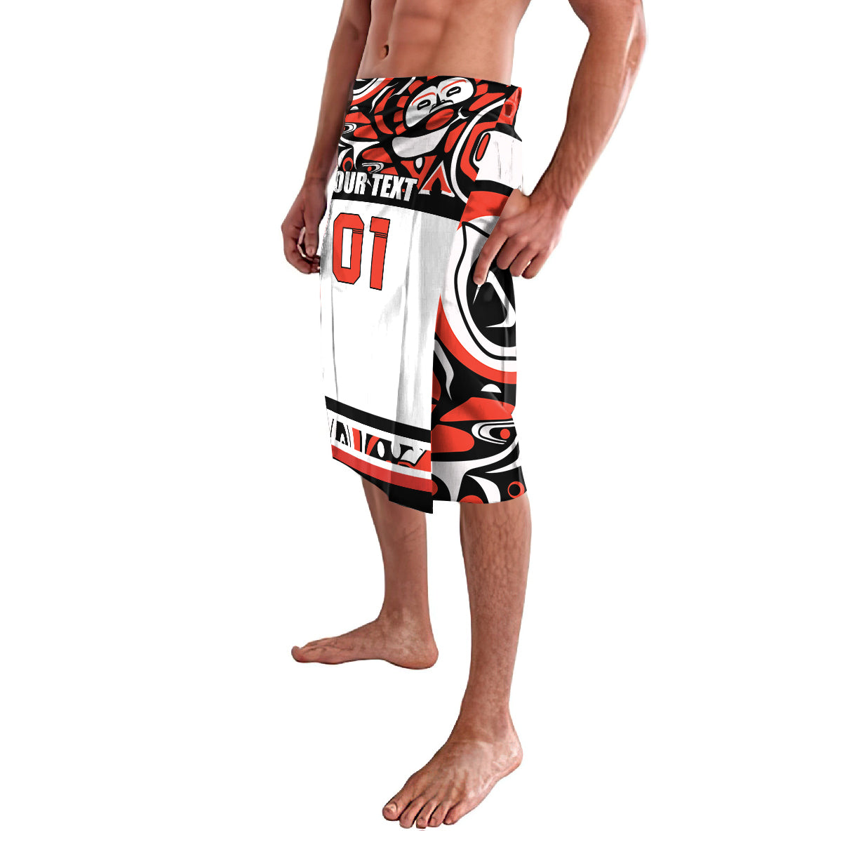 Canada Hockey 2024 Lavalava Haida Maple Leaf - Wonder Print Shop