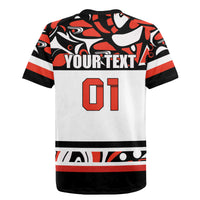 Canada Hockey 2024 Rugby Jersey Haida Maple Leaf - Wonder Print Shop