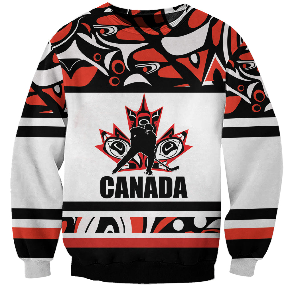 Canada Hockey 2024 Sweatshirt Haida Maple Leaf - Wonder Print Shop