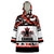 Canada Hockey 2024 Wearable Blanket Hoodie Haida Maple Leaf - Wonder Print Shop