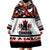 Canada Hockey 2024 Wearable Blanket Hoodie Haida Maple Leaf - Wonder Print Shop