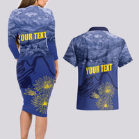 National Montana Day 2024 Couples Matching Long Sleeve Bodycon Dress and Hawaiian Shirt The Treasure State - Wonder Print Shop