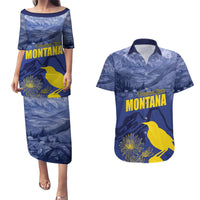 National Montana Day 2024 Couples Matching Puletasi and Hawaiian Shirt The Treasure State - Wonder Print Shop