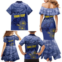 National Montana Day 2024 Family Matching Mermaid Dress and Hawaiian Shirt The Treasure State - Wonder Print Shop