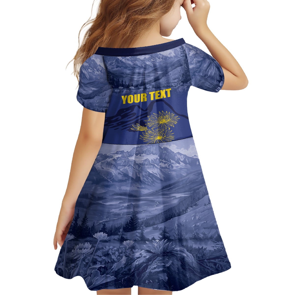 National Montana Day 2024 Family Matching Off Shoulder Short Dress and Hawaiian Shirt The Treasure State - Wonder Print Shop