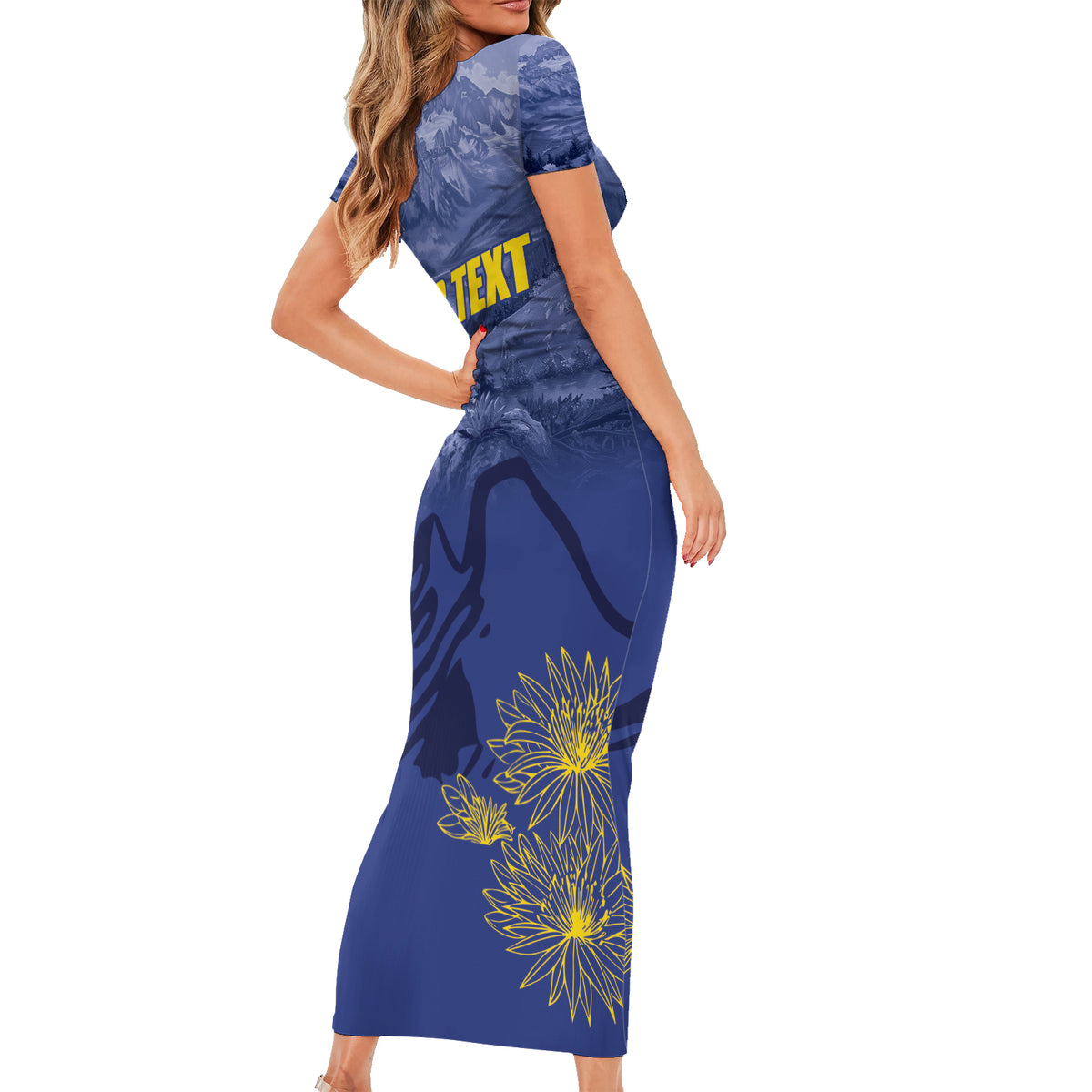 National Montana Day 2024 Family Matching Short Sleeve Bodycon Dress and Hawaiian Shirt The Treasure State - Wonder Print Shop