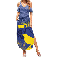 National Montana Day 2024 Family Matching Summer Maxi Dress and Hawaiian Shirt The Treasure State - Wonder Print Shop