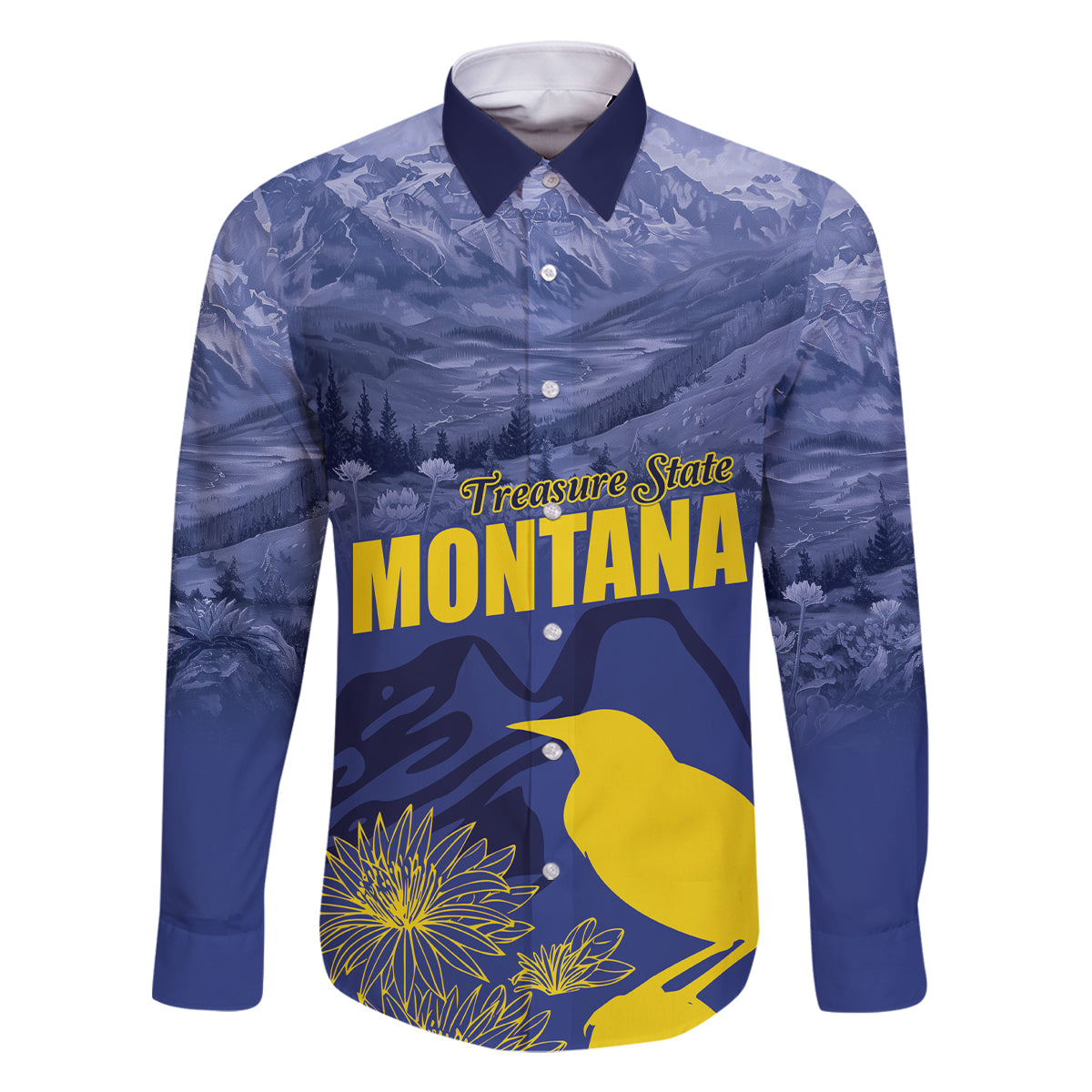 National Montana Day 2024 Family Matching Tank Maxi Dress and Hawaiian Shirt The Treasure State - Wonder Print Shop