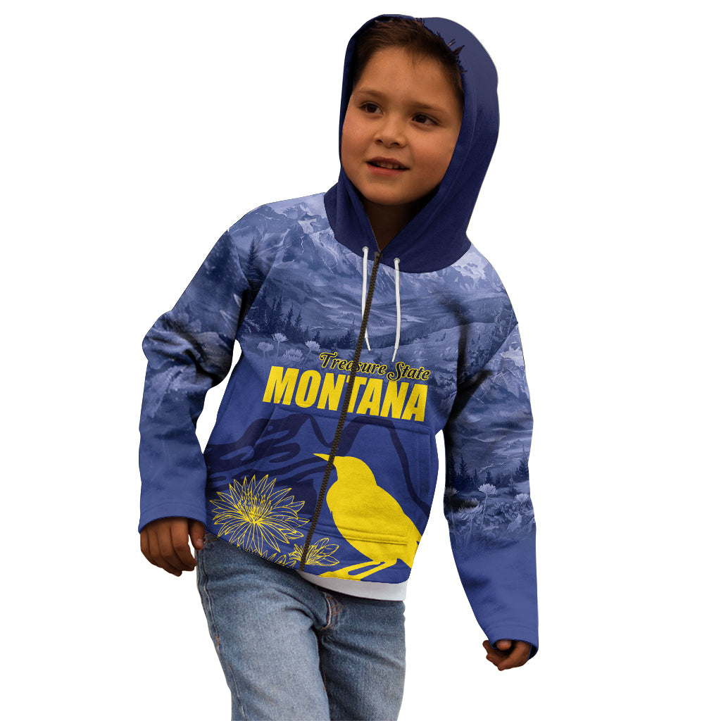 National Montana Day 2024 Kid Hoodie The Treasure State - Wonder Print Shop