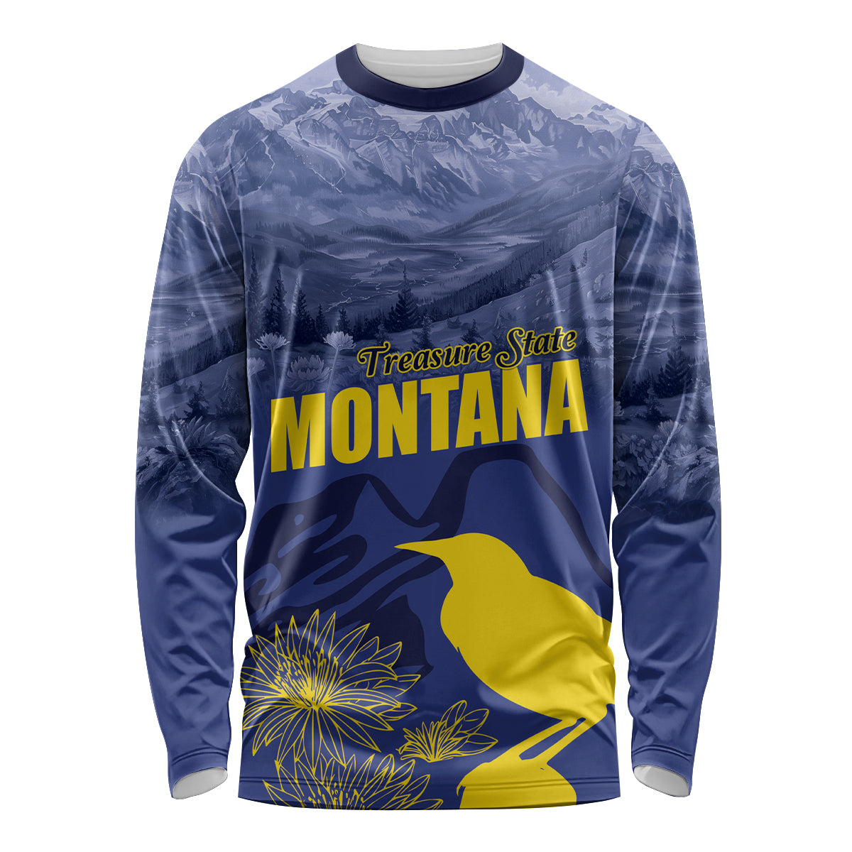 National Montana Day 2024 Long Sleeve Shirt The Treasure State - Wonder Print Shop