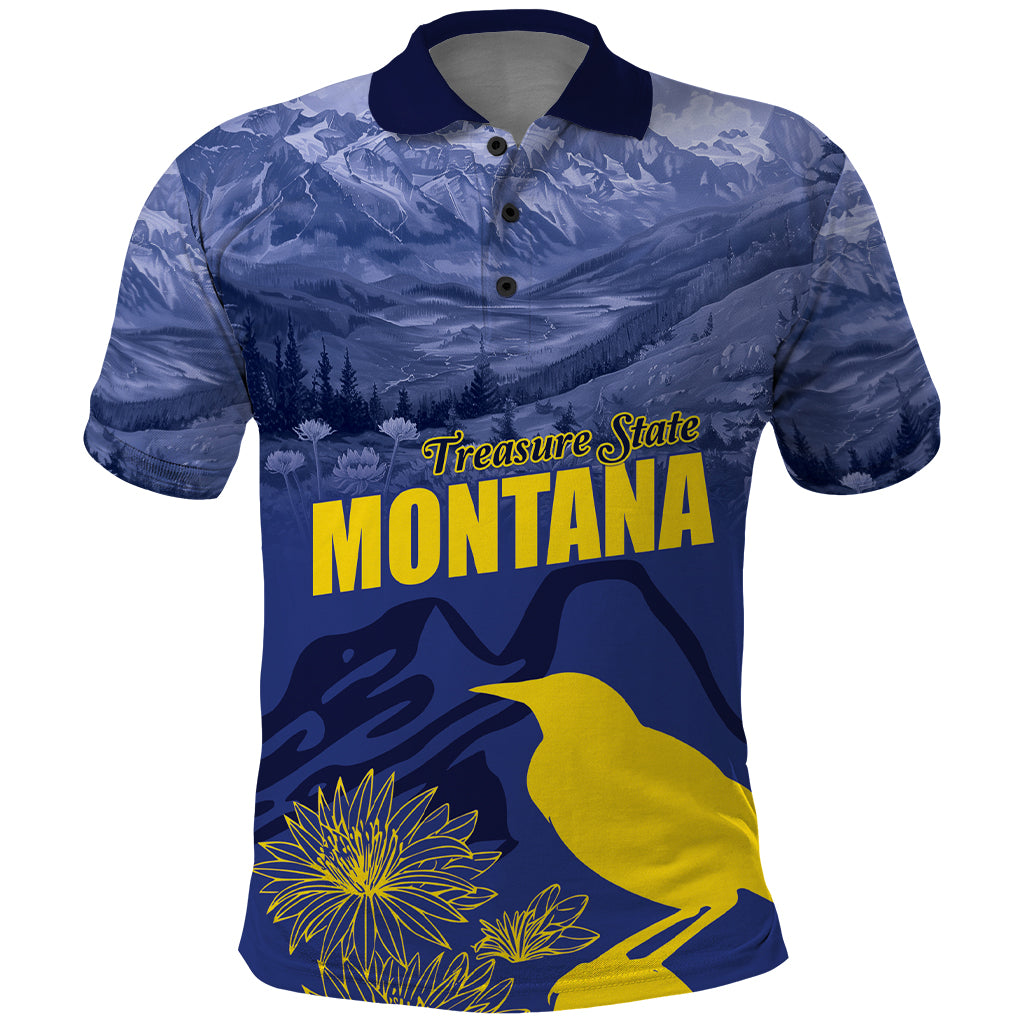 National Montana Day 2024 Polo Shirt The Treasure State - Wonder Print Shop