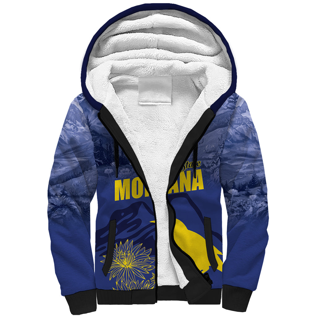 National Montana Day 2024 Sherpa Hoodie The Treasure State - Wonder Print Shop