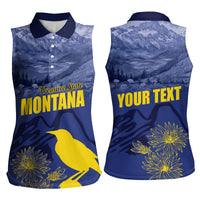 National Montana Day 2024 Women Sleeveless Polo Shirt The Treasure State - Wonder Print Shop