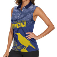 National Montana Day 2024 Women Sleeveless Polo Shirt The Treasure State - Wonder Print Shop
