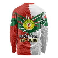 26 June Madagascar Independence Day Long Sleeve Shirt Baobab Mix African Pattern LT01