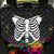Halloween Skeleton Back Car Seat Cover Trick or Treat Witch Pumpkin Colorful - Wonder Print Shop