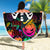 Halloween Skeleton Beach Blanket Trick or Treat Witch Pumpkin Colorful - Wonder Print Shop