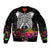 Halloween Skeleton Bomber Jacket Trick or Treat Witch Pumpkin Colorful - Wonder Print Shop