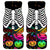 Halloween Skeleton Car Mats Trick or Treat Witch Pumpkin Colorful - Wonder Print Shop